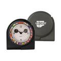 World Flag Design Travel Alarm Clock